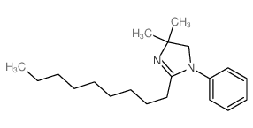 4,4-dimethyl-2-nonyl-1-phenyl-5H-imidazole Structure