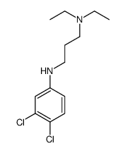 N-(3,4-dichlorophenyl)-N',N'-diethylpropane-1,3-diamine结构式