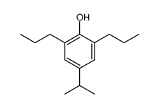 2,6-di-n-Propyl-4-isopropylphenol Structure