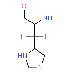 1H-Imidazole-4-propanol,-bta--amino--gamma-,-gamma--difluoro- (9CI)结构式