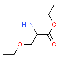 Serine, O-ethyl-, ethyl ester (9CI) Structure