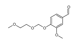 3-methoxy-4-[2'-(methoxyethoxy)methoxy]-benzaldehyde Structure