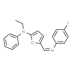 2-Furanamine,N-ethyl-5-[N-(p-iodophenyl)formimidoyl]-N-phenyl- (8CI) picture