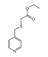 ethyl 2-(pyridin-4-ylmethylsulfanyl)acetate Structure