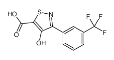 5-(dihydroxymethylidene)-3-[3-(trifluoromethyl)phenyl]thiazol-4-one结构式