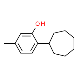 Phenol, 2-cycloheptyl-5-methyl- (9CI) Structure