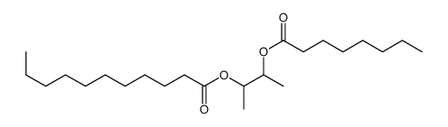 1-Methyl-2-((1-oxooctyl)oxy)propyl undecanoate structure