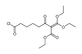 ethyl 8-chloro-2-(diethoxymethylene)-3,8-dioxooctanoate结构式