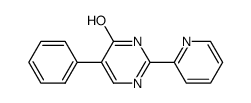 5-phenyl-2-pyridin-2-ylpyrimidin-4-ol结构式