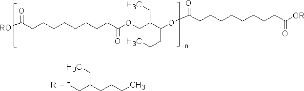 Poly(2-ethyl-1,3-hexanediol sebacate), bis(2-ethylhexyl) terminated structure