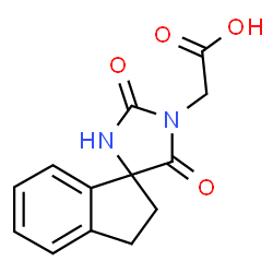 (2,5-dioxo-2',3'-dihydro-1H-spiro[imidazolidine-4,1'-inden]-1-yl)acetic acid picture