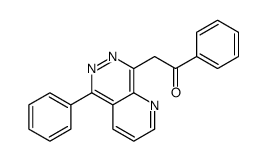 1-phenyl-2-(5-phenylpyrido[2,3-d]pyridazin-8-yl)ethanone Structure