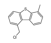 1-chloromethyl-6-methyldibenzothiophene结构式