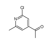 1-(2-chloro-6-methylpyridin-4-yl)ethanone structure