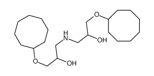 1-cyclooctyloxy-3-[(3-cyclooctyloxy-2-hydroxypropyl)amino]propan-2-ol Structure