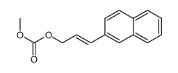 methyl 3-naphthalen-2-ylprop-2-enyl carbonate Structure