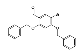 2,4-bis(benzyloxy)-5-bromobenzaldehyde结构式