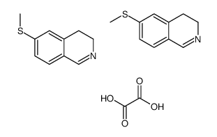 6-methylsulfanyl-3,4-dihydroisoquinoline,oxalic acid Structure