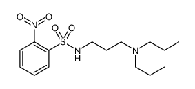 Benzenesulfonamide, N-[3-(dipropylamino)propyl]-2-nitro Structure