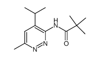 N-[4-(1-methylethyl)-6-methyl-pyridazin-3-yl]-2,2-dimethyl-propionamide Structure