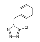 1-phenylmethyl 5-chloro 1H-tetrazole结构式