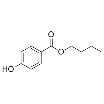 Butyl 4-Hydroxybenzoate Structure