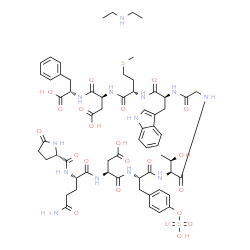 Caerulein, 10-l-phenylalanine-, compd. with N-ethylethanamine (1:1)结构式