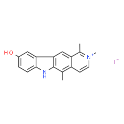 9-hydroxy-1,2,5-trimethyl-6H-pyrido[4,3-b]carbazolium iodide picture