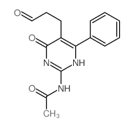 Acetamide,N-[1,6-dihydro-6-oxo-5-(3-oxopropyl)-4-phenyl-2-pyrimidinyl]- picture