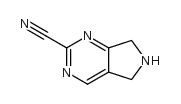 6,7-二氢-5H-吡咯[3,4-D]嘧啶-2-甲腈结构式