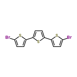 5,5''-Dibromo-2,2':5',2''-terthiophene Structure