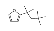 2-(1,1,3,3-Tetramethyl-butyl)-furan结构式