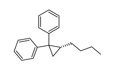 (R)-(-)-1-n-butyl-2,2-diphenylcyclopropane Structure