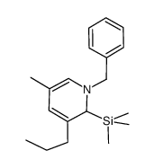 1-benzyl-5-methyl-3-propyl-2-(trimethylsilyl)-1,2-dihydropyridine结构式