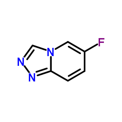 6-Fluoro[1,2,4]triazolo[4,3-a]pyridine结构式