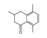 3,4-Dihydro-3,5,8-trimethyl-1(2H)-naphthalenone结构式