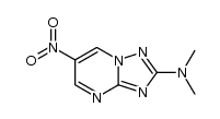 2-dimethylamino-6-nitro-1,2,4-triazolo[1,5-a]pyrimidine结构式