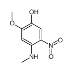 2-methoxy-4-(methylamino)-5-nitrophenol Structure