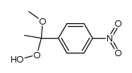 1-(1-hydroperoxy-1-methoxyethyl)-4-nitrobenzene Structure