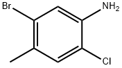 Benzenamine, 5-bromo-2-chloro-4-methyl- Structure