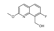 (7-fluoro-2-methoxy-quinolin-8-yl)methanol结构式