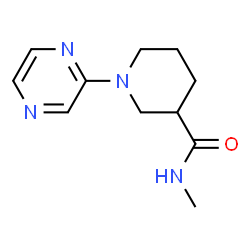 1-Pyrazin-2-yl-piperidine-3-carboxylic acid Methylamide Structure