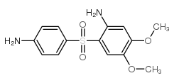 2-(4-aminophenyl)sulfonyl-4,5-dimethoxy-aniline结构式