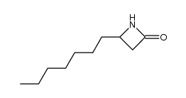 4-Heptyl-azetidin-2-one结构式