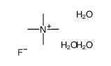 Tetramethylammonium fluoride trihydrate Structure