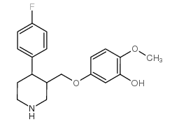 4-(4-氟苯基)-3-(4-甲氧基-3-羟基苯氧基甲基)哌啶图片