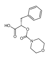 O-(N-morpholinocarbonyl)-3-phenyllactic acid Structure