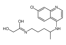 Didesethyl Chloroquine Hydroxyacetamide结构式