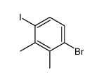 1-Bromo-4-iodo-2,3-dimethylbenzene Structure