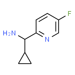 (1S)CYCLOPROPYL(5-FLUORO(2-PYRIDYL))METHYLAMINE Structure